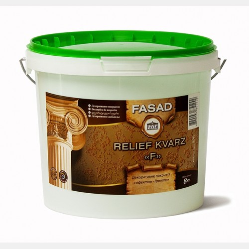 Декоративне покриття Relief Kvarz F, 8 кг