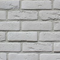 Фасадна плитка Loft Brick Бельгійський 01 Білий 240x71 мм м2