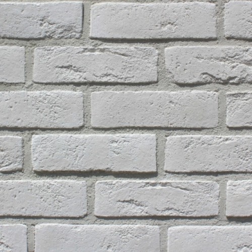 Фасадна плитка Loft Brick Бельгійський 01 Білий 240x71 мм м2