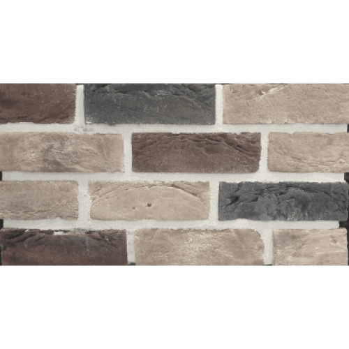 Фасадна плитка Loft Brick Челсі Червоно коричневий з підпалинами 210x65 мм м2