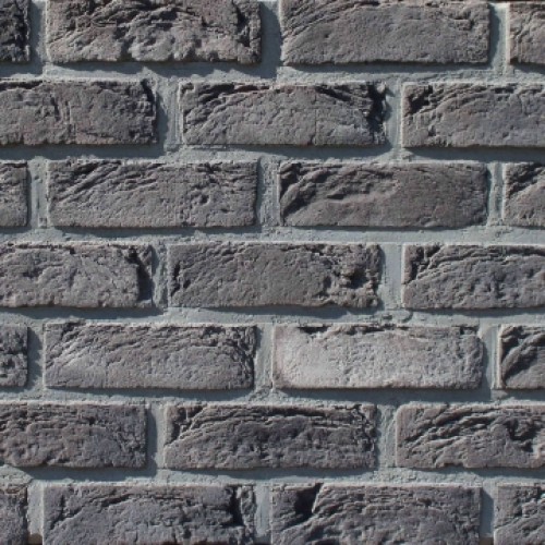 Фасадна плитка Loft Brick Манхетен 20 Чорний з сіллю 210x65 мм м2