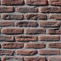 Фасадна плитка Loft Brick МФ 50 Карбон Червоно-помаранчевий м2