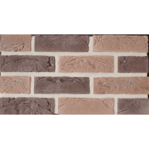 Фасадна плитка Loft Brick Саппоро Червоно-коричневий з підпалинами 210x65 мм м2